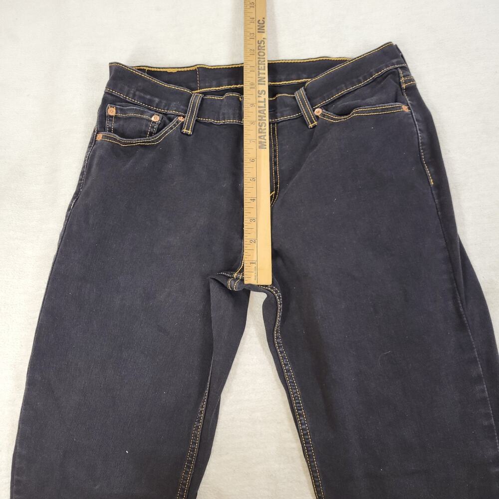 Levis Jeans Womens Size 30X30 Black Skinny Straight Pants WPL 423 Gorpcore Y2k - Picture 7 of 14
